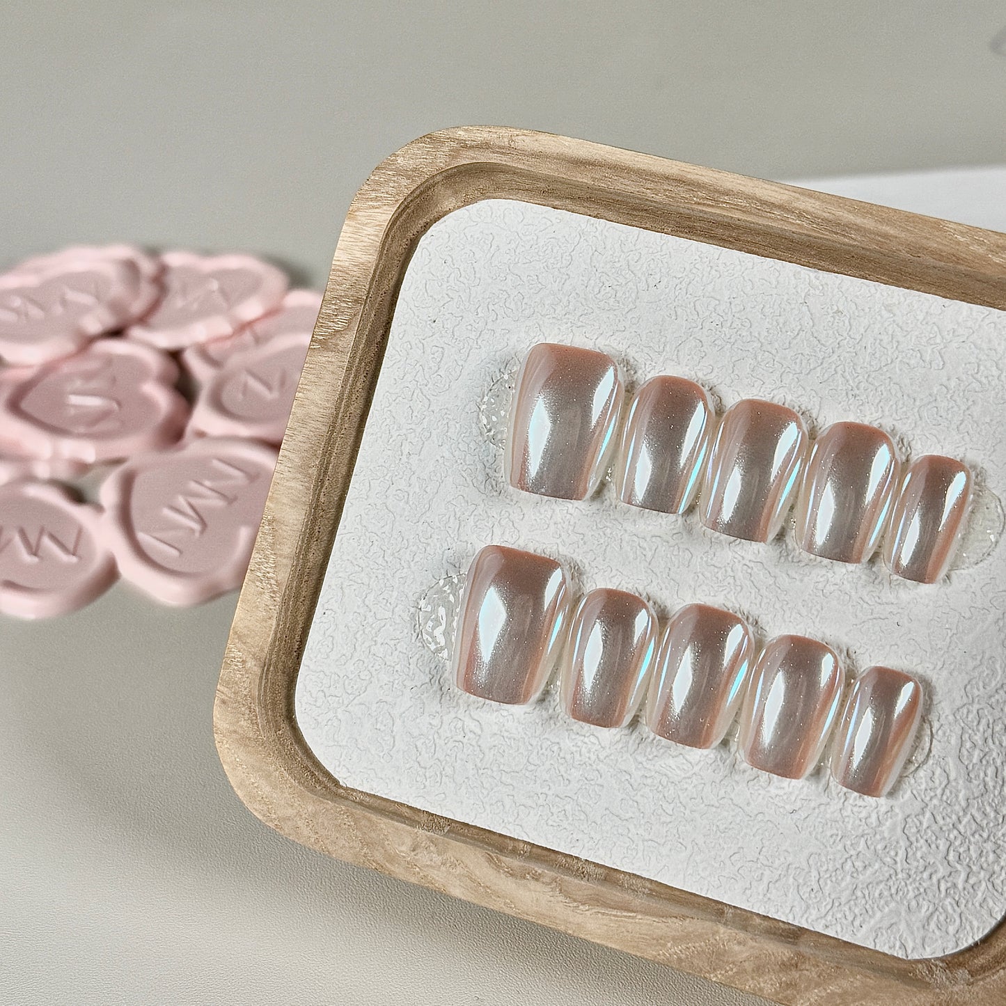 Chrome Nails Quadrate