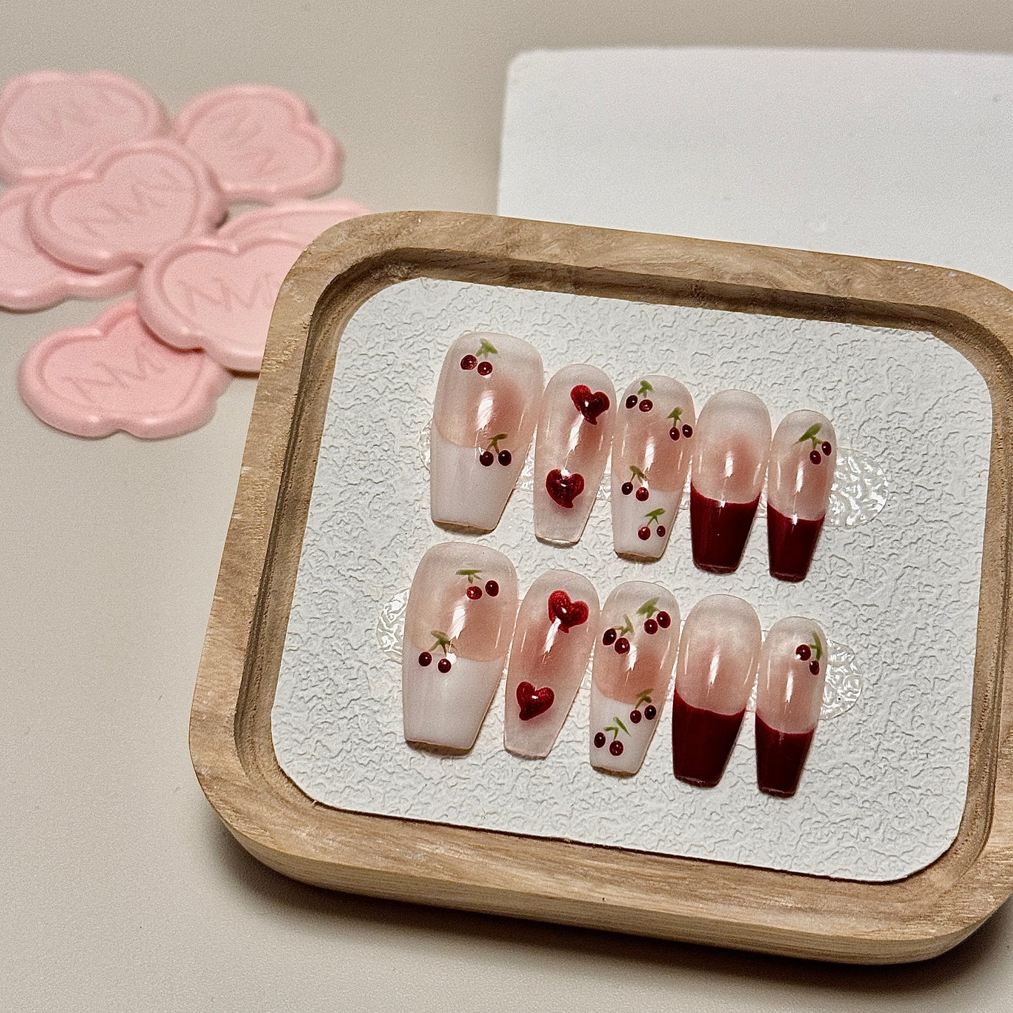 Cherry Blossom Hearts